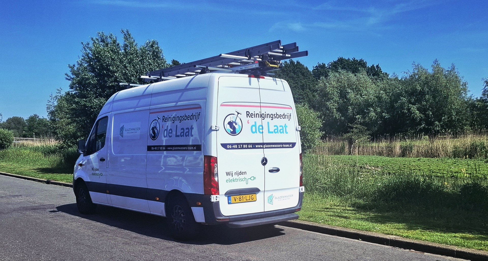 Bedrijfsbus Reinigingsbedrijf de Laat